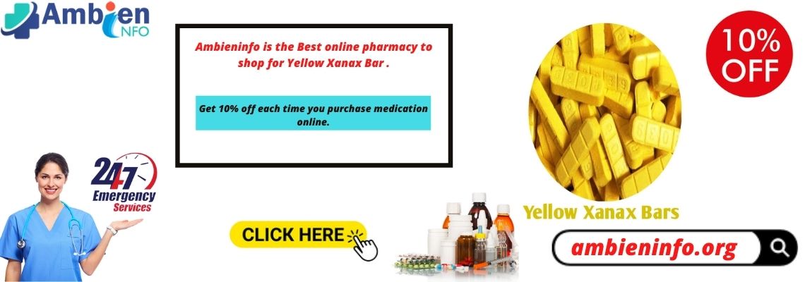 yellow Xanax bars online without prescription in USA